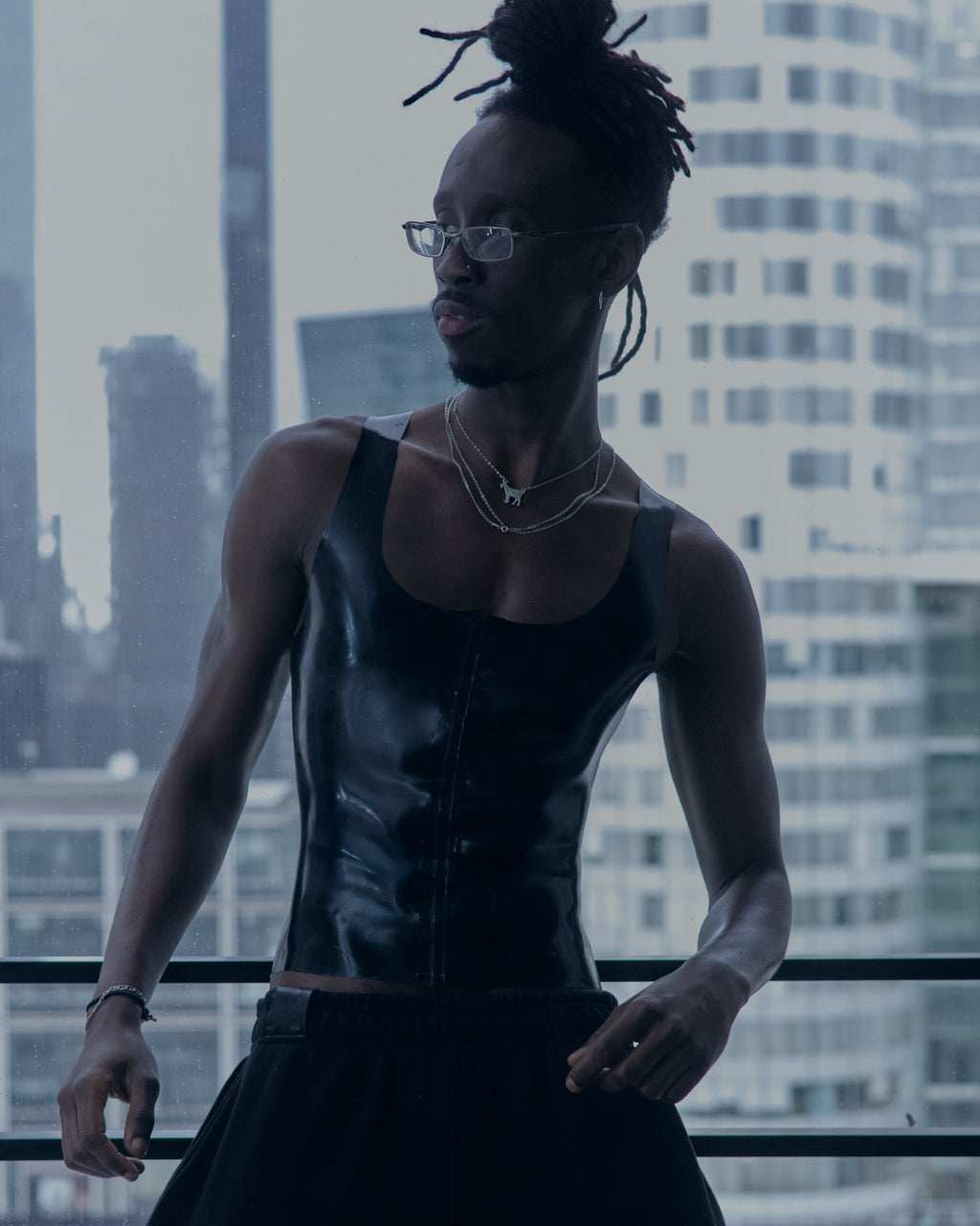 Nyron tank top men with zip